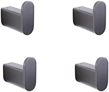 ANNBKA 4-Piece Bathroom Hardware Set Gunmetal Grey Towel Bar Hanger