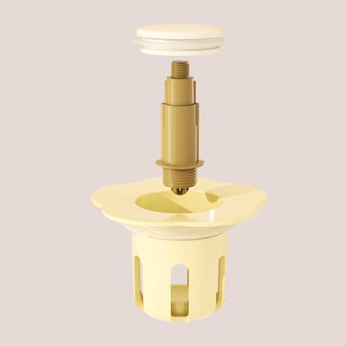 Freestanding Bathtub Drain Stopper with Flower Design 1