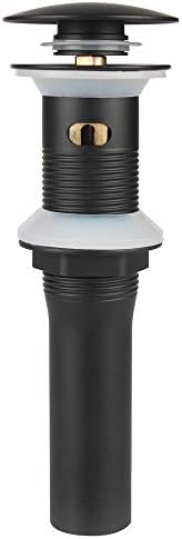 ALLWIN-HOUSEWARE W Bathroom Vanity Vessel Sink Detachable Basket Drain Black
