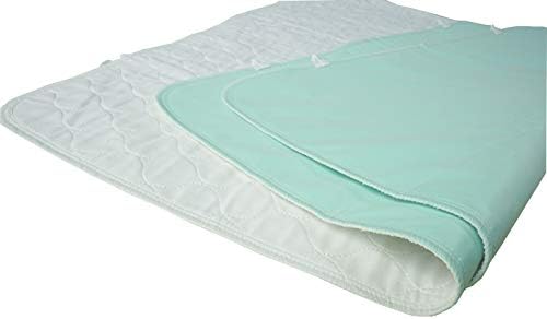 Careboree Reusable Cotton Bed Pad 34X52 2-Pack Underpad for Mattress