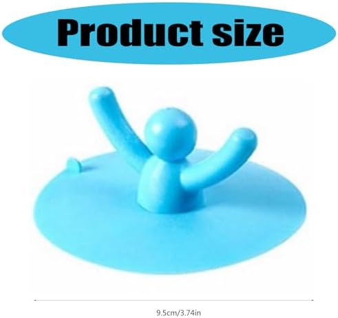 Fuhiueos Shower Drain Cover Food Grade Silicone 1