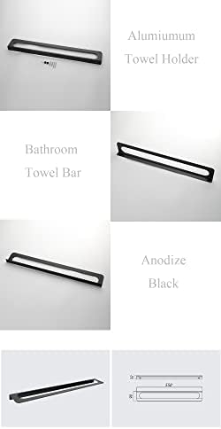Stylish Aluminum Towel Bar for Bathroom