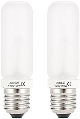 VSTAR 2 Pack 150W Frosted Halogen Bulbs E26 E27