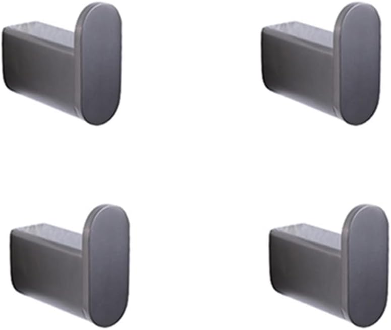 ANNBKA 4-Piece Bathroom Hardware Set Gunmetal Grey Towel Bar Hanger