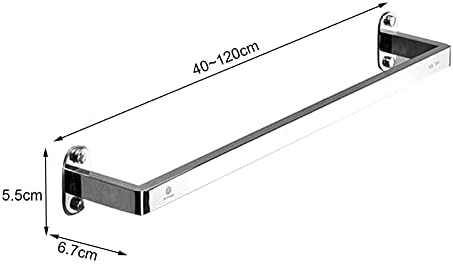 TiStm Wall Mounted Towel Rack Single Bar 40Cm