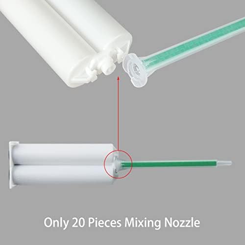 20-Piece 24-Element Epoxy Mixing Nozzle Tip for Adhesive Guns