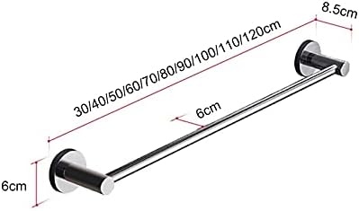 TiStm Towel Rack 30Cm Polished Silver Wall Mount
