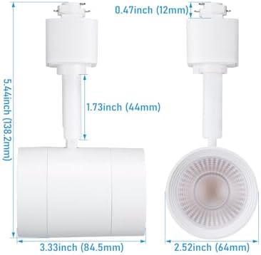 LEONLITE 4-Pack 85W LED Track Light Heads