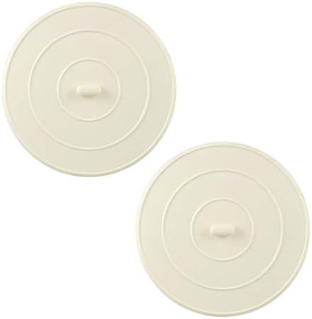 Danco 89042P 5 Inch White Flat Drain Stopper 2-Pk