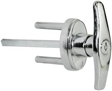 Garage Door T Handle Lock - Keyed