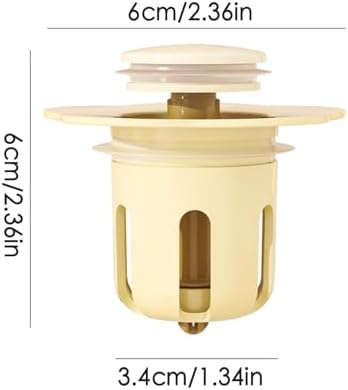 Freestanding Bathtub Drain Stopper with Flower Design 1
