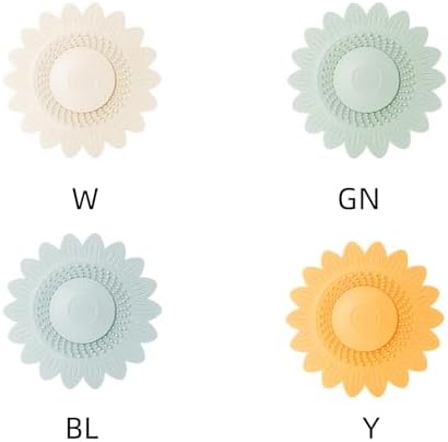 GMBYLBY Hair Catcher Drain Cover Protector Silicone Bath Tub Stopper