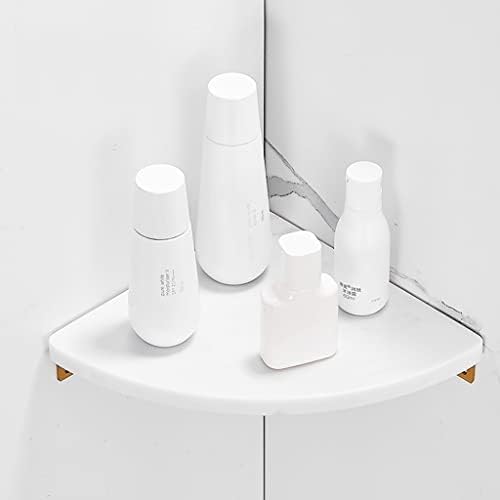 Marble Bathroom Shelf Set with Towel Bar and Hook