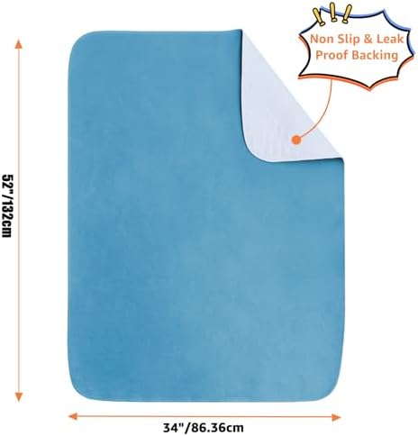 BoxLuote Washable Underpads Reusable for Kids Adults and Pets