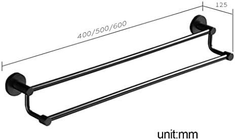 Annbka Black Copper Towel Bar 40CM Luxury Towel Rack