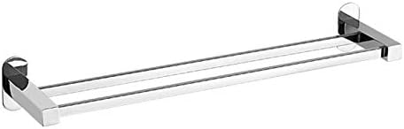 BOCbco Wall Mounted Towel Rail Double Bar for Kitchen Bathroom Hotel