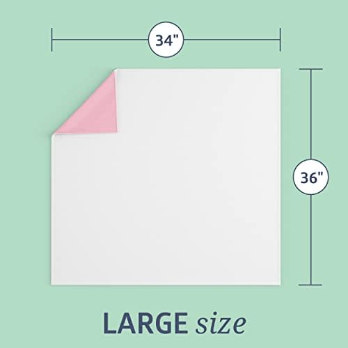 Medline Washable Bed Pads Large 34 x 36 inch 4 Pack 1