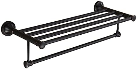 ANNBKA Black Bronze Towel Bar Wall-Mounted Bathroom Holder