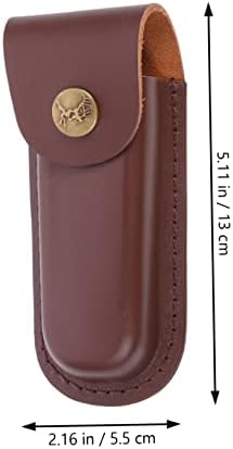 WOONEKY Leather Belt Cutter Holder Tool Pouch
