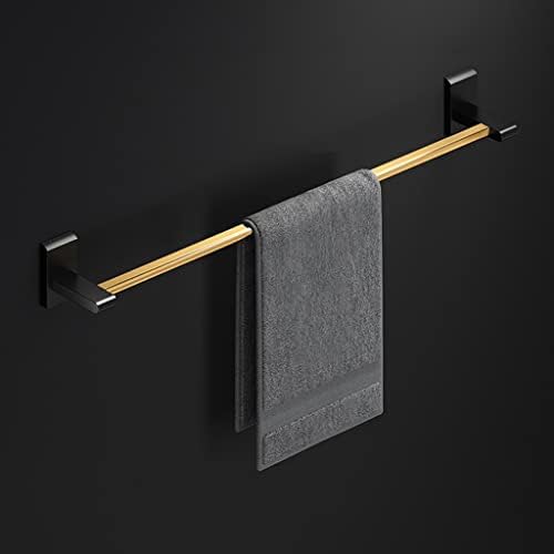 ANNBKA Black Gold Bathroom Towel Rack Set