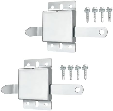 Garage Door Side Lock Inside Deadlock 2-Pack