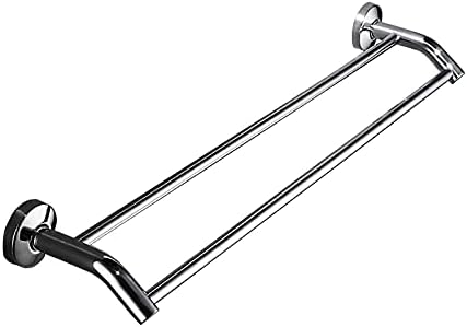TiStm Stainless Steel Double Towel Bar 30Cm Polished Silver