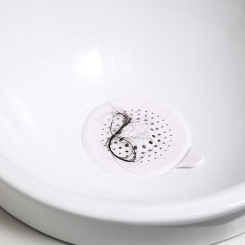Shower Drain Hair Catcher Flexible TPR Strainer for Bathtub