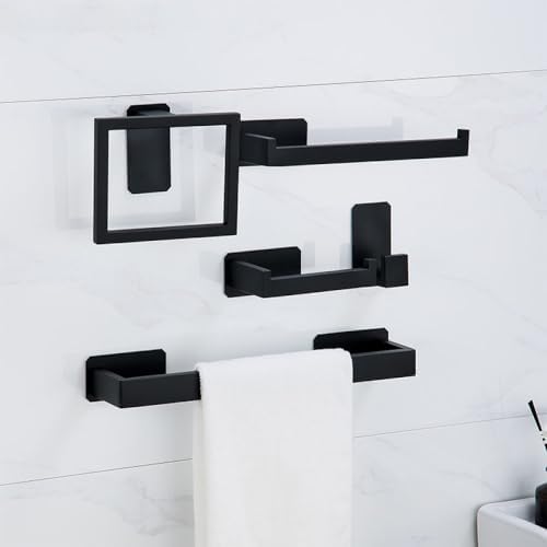 IsolaY Golden No Drilling Bath Hardware Set