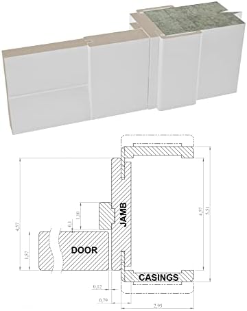 SARTODOORS French Double Panel Lite Doors 60x80 with Hardware 1