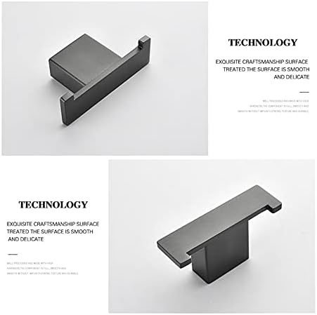 ANNBKA Gray Double Towel Bar Set for Bathroom