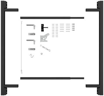 BARNSMITH Anti Sag Gate Kit for Wooden Fences