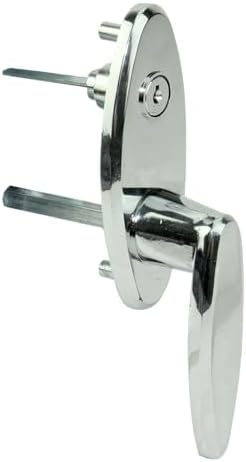 Garage Door L Handle Keyed with 2 Keys