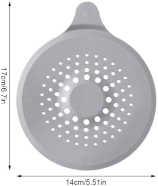 Shower Drain Hair Catcher Flexible TPR Strainer for Bathtub