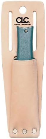 Custom Leathercraft 453 Utility Knife Sheath Heavy Duty Tan 1