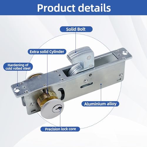 TTSITG Storefront Mortise Hook Deadbolt Lock