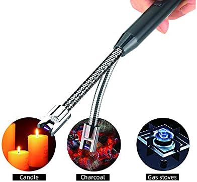 Vidisan Rechargeable Candle Lighter and Wick Trimmer Set - Black