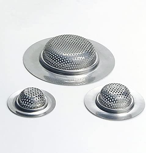 CNSZNAT 3-Pack Drain Strainers for Kitchen and Bath
