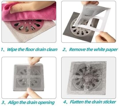Lusebiy 20PCS Disposable Shower Hair Catcher 1