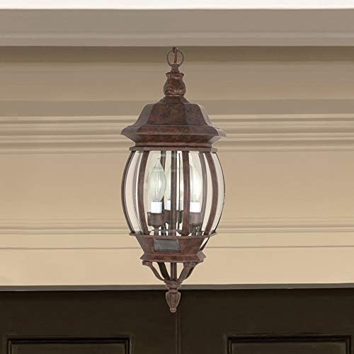 Nuvo 60895 3 Light Hanging Wall Lantern BronzeDark