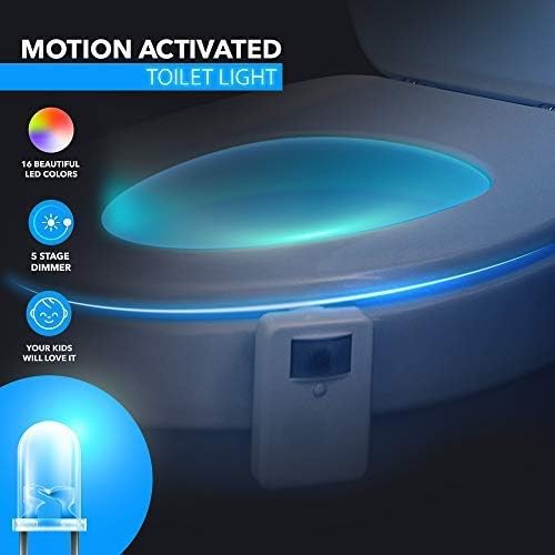 Chunace Toilet Bowl Night Light with Motion Sensor 1