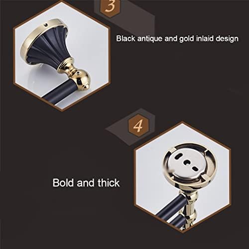 ANNBKA Bathroom Hardware Set with Towel Bar and Coat Hook 1