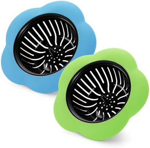 2 Pcs Kitchen Sink Strainer with Stain Resistant Design