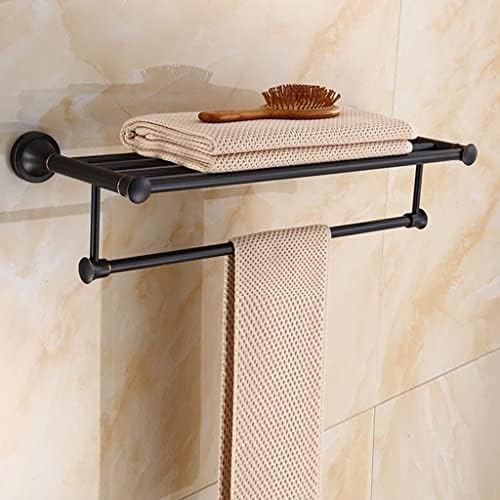 ANNBKA Black Bronze Towel Bar Wall-Mounted Bathroom Holder