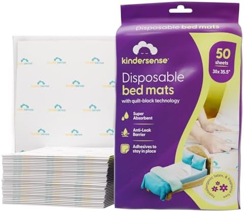 KinderSense Ultra Absorbent Bed Pads 36 x 30 In - Leakproof Discreet