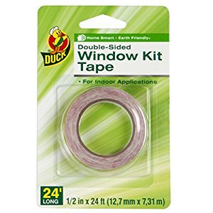 Duck 12 in W x 24 ft L White Masking Tape