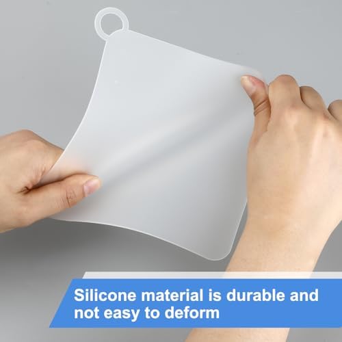Abeillo 2 Pcs Silicone Drain Cover Set for Shower Bathtub Kitchen Sink