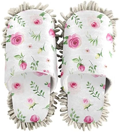 DOMIKING Mopping Slippers for Women and Men