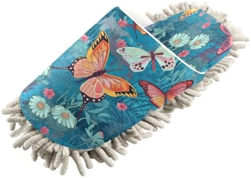 Zhirexin Butterfly Cleaning Slippers for House Floor