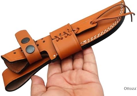 Ottoza Premium Top Grain Leather Knife Sheath for Belt 1