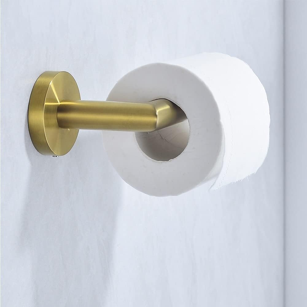 ANNBKA Brushed Gold Towel Bar Bathroom Hardware Set 1